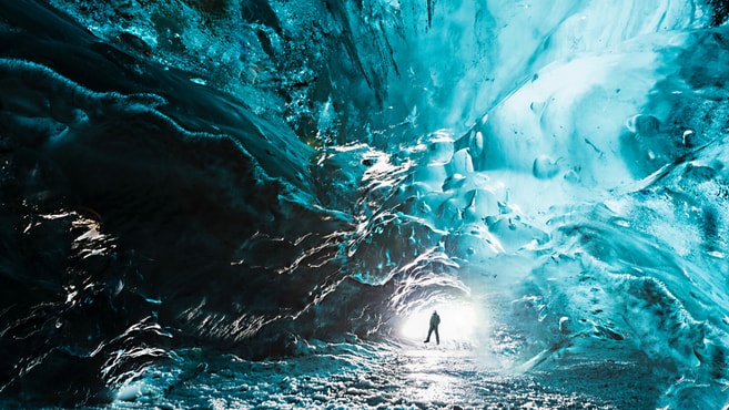 blue cave tour iceland